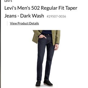 Men’s Levi 502 Jeans
